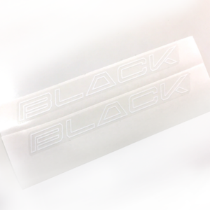Sticker Black (couleur Blanche) x2