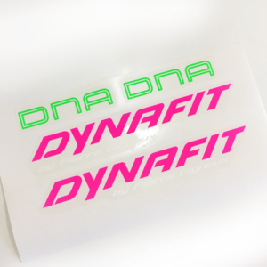 Dynafit DNA Sticker Pink and Green x2