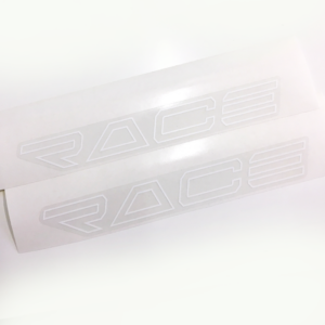 Sticker Race (couleur Blanche) x2